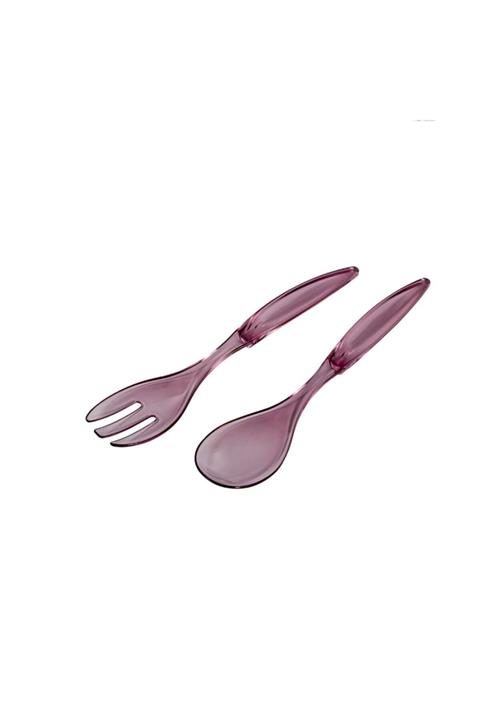 EW's Kitchenware Akrilik Mürdüm Kaşık-çatal