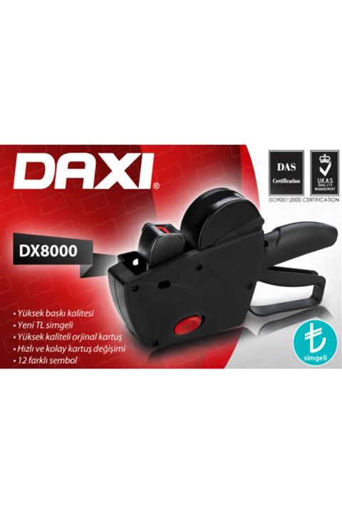 Daxi Dx-8000 8 Hanelı Etiket Makinesi