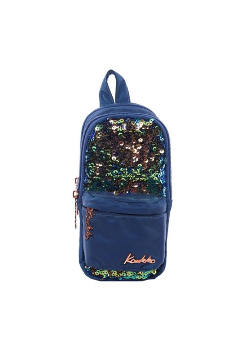 KAUKKO Magical Junior Bag Kalem Çantası Pullu-lacivert K2205