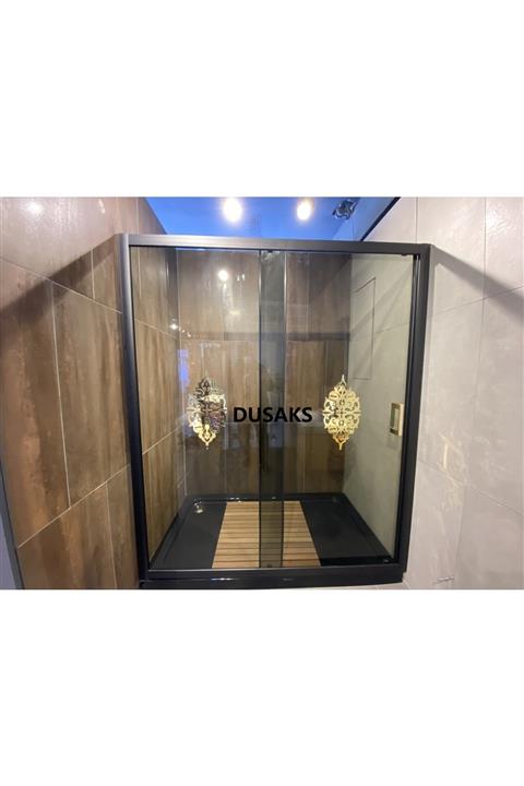 DUSAKS Siyah Duşakabin H 190