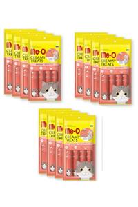 meo Creamy Treats Somonlu Kedi Kreması Ödülü 15gr X4 X 12 Adet