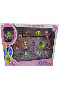 Littlest Pet Shop Minişler Figür Seti 15 Parça Miniş Oyuncak Figür