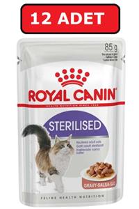 Royal Canin Royal Canın Sterilised Kısır Kedi Yaş Mama 12 Adet X 85 Gr Gravy Soslu