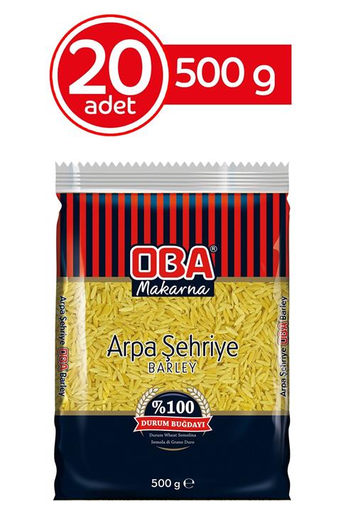 Oba Makarna Arpa Şehriye 500 Gr (20'li Paket)