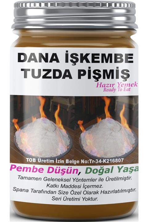 SPANA Dana Işkembe Tuzda Pişmiş Ev Yapımı Katkısız 330 gr