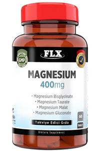 FLX Magnesium Magnezyum Bisglisinat Malat Taurat Glukonat 60 Tablet