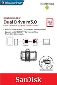 SanDisk 256 Gb Ultra Dual Drive M3.0 Usb Bellek Sddd3-256g