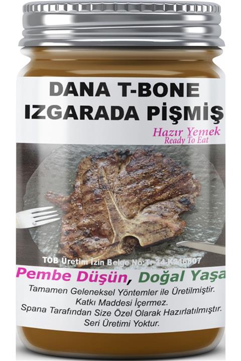 SPANA Dana T-bone Izgarada Pişmiş Ev Yapımı Katkısız 330gr