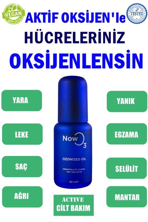 NOWO3 Blue Ozone-ozonized Oıl- Ozon Yağı 50 ml
