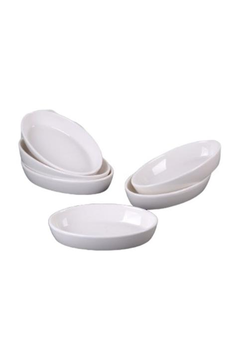 porselen Gönül Collection - Kayık Tabak  6 Adet