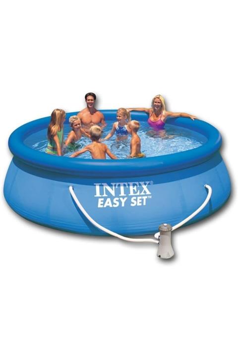 Intex Şişme Aile Havuzu 244x61cm 220v Elektrikli Temizleme Filtreli