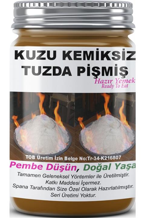 SPANA Kuzu Kemiksiz Tuzda Pişmiş Ev Yapımı Katkısız 330gr