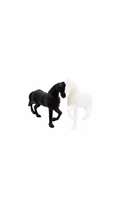 SYNOPE Siyah At Horse Figürlü Flash Bellek 64 Gb ( Karikatür Minik Hayvan Oyuncak Hafıza Çocuk )