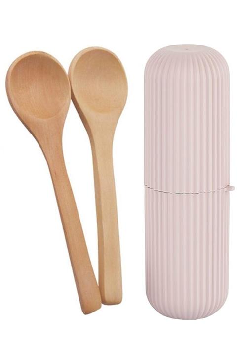 Transformacion El Yapımı Ahşap Bebek Kaşığı Kutulu Set