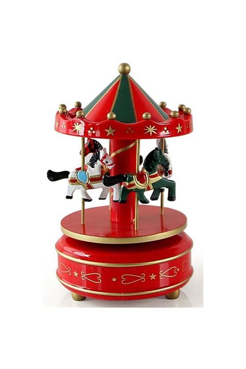 Bahrem Nostaljik El Yapımı Atlıkarınca Müzik Kutusu