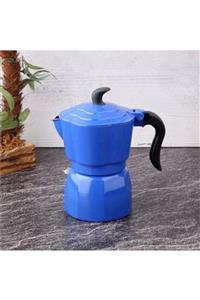 MOS'EV Mavi 3 Fincanlık Moka Pot 180ml