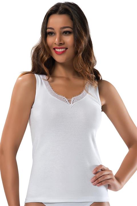 ERDEM İÇ GİYİM Kadın Beyaz Erdem Atlet