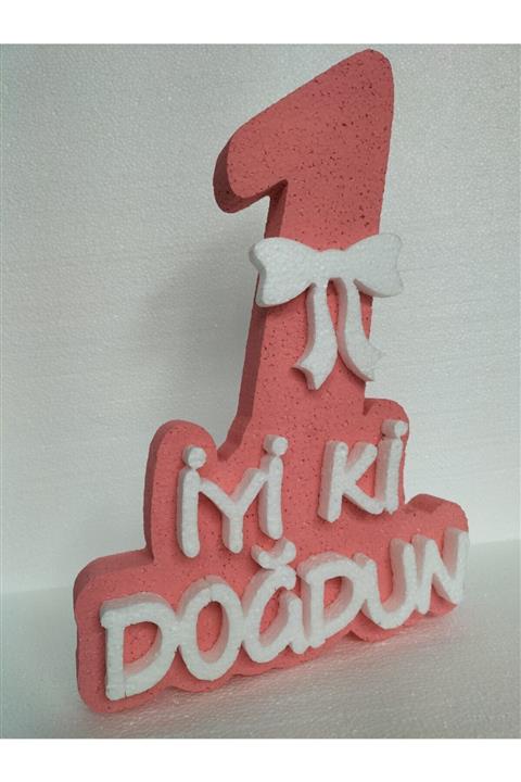 DELTASUN 1.yaş Günü Strafor 34*23.5cm