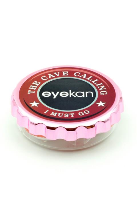 Eyekan Açacak Desenli Pembe Lens Saklama Kutusu