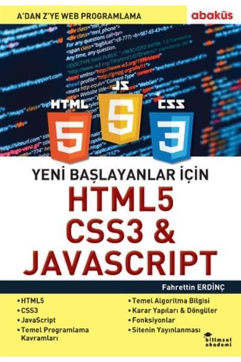 Abaküs Yayınları Yeni Başlayanlar Için Html5 Css3-javascript