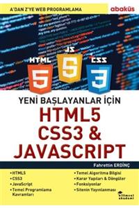 Abaküs Yayınları Yeni Başlayanlar Için Html5 Css3-javascript