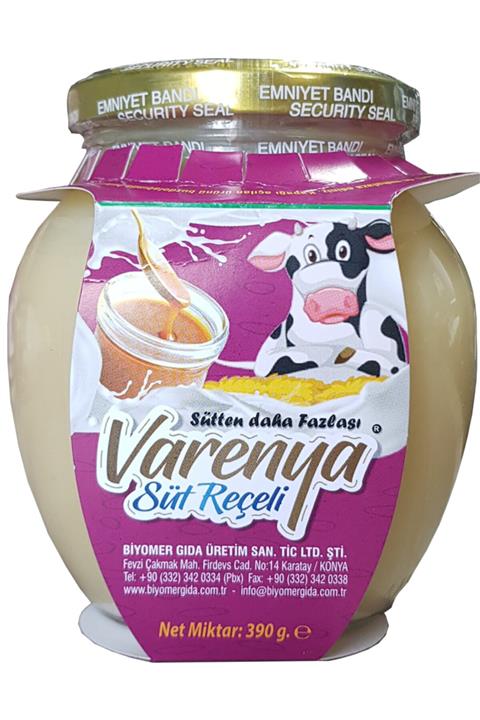 VARENYA Süt Reçeli 390 Gr.