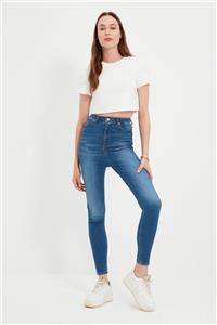 TRENDYOLMİLLA Mavi Tall Yüksek Bel Skinny Jeans TWOAW22JE0645