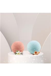 Super Bath Bomb 2'li Doğal Banyo Topu 2x80 gr. Banyo Bombası Okyanus&vanilya Kokulu