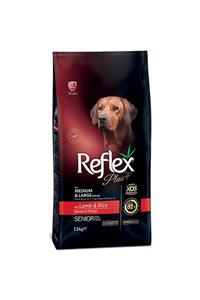 Reflex Plus Orta&Büyük Irk Kuzu&Pirinç Yaşlı Köpek Mama 15 kg