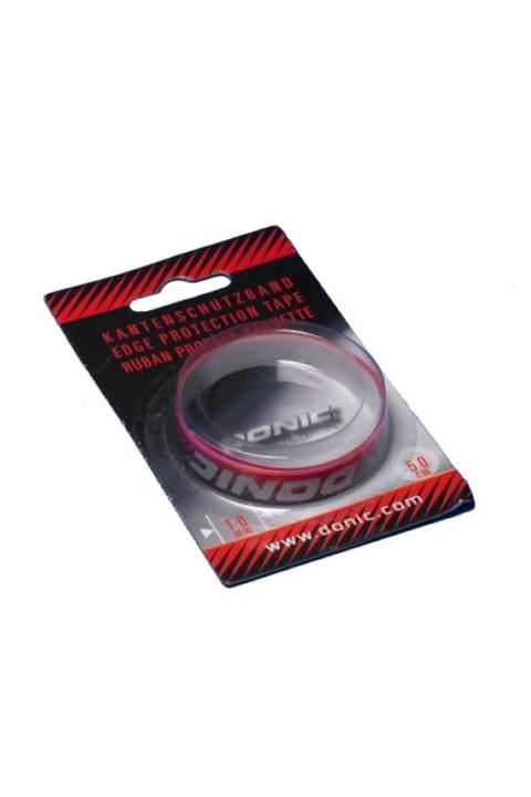 DONIC Siyah Kırmızı Kenar Bandı 10mm 50cm