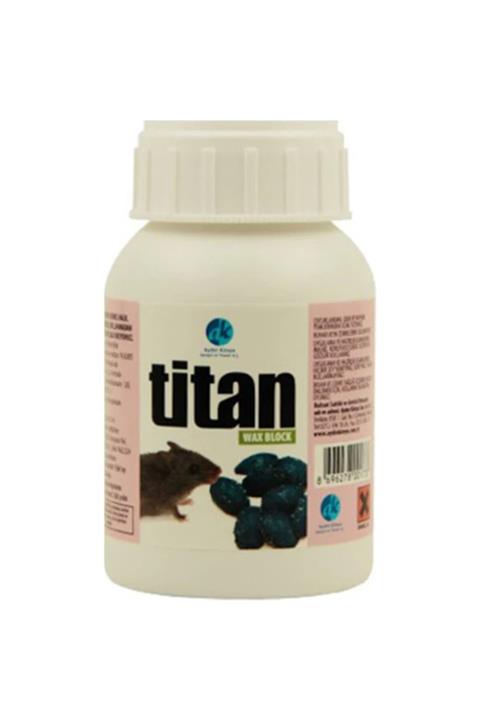 Aydın Kimya Fare Zehiri Titan Wax Block 4gr Badem 100 Gr
