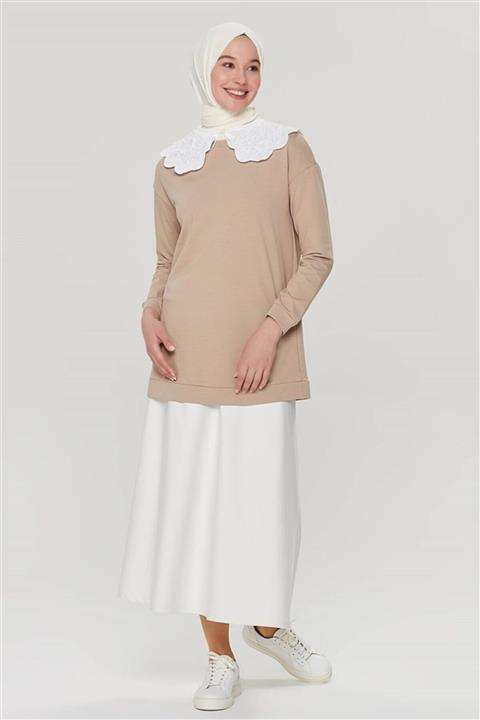 Armine Kadın Bej Bluz 21yd3950