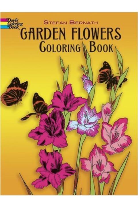 Dover Classics Garden Flowers Coloring Book