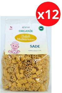 BİOTAR Organik Tarım Ürünleri Organik Bebek Makarnası Sade 350 Gr X 12 Adet