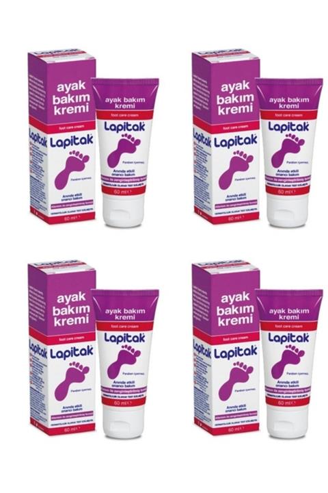 Lapitak Ayak Bakım Kremi 60 ml (4 Kutu)
