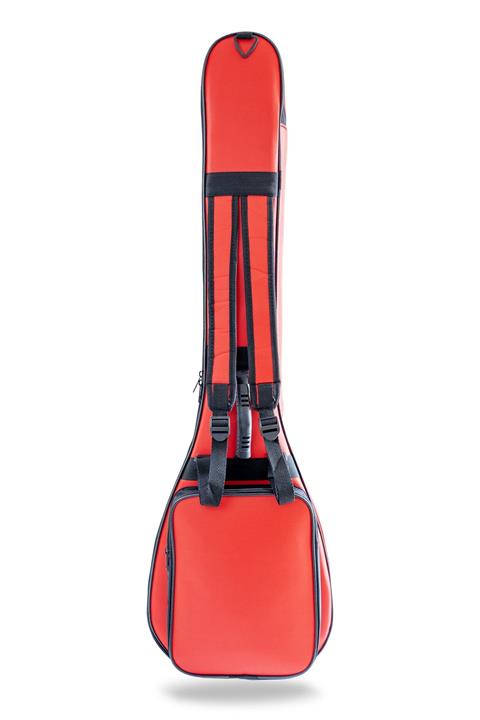PANDURA MÜZİK Profesyonel Gigbag Uzun Bağlama Kılıfı Kırmızı