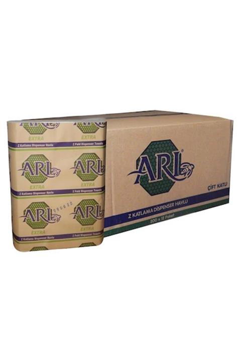 Çobanoğlu Arı Z Katlama Dispenser Havlu 200'lü 12 Paket 21 X 21 cm
