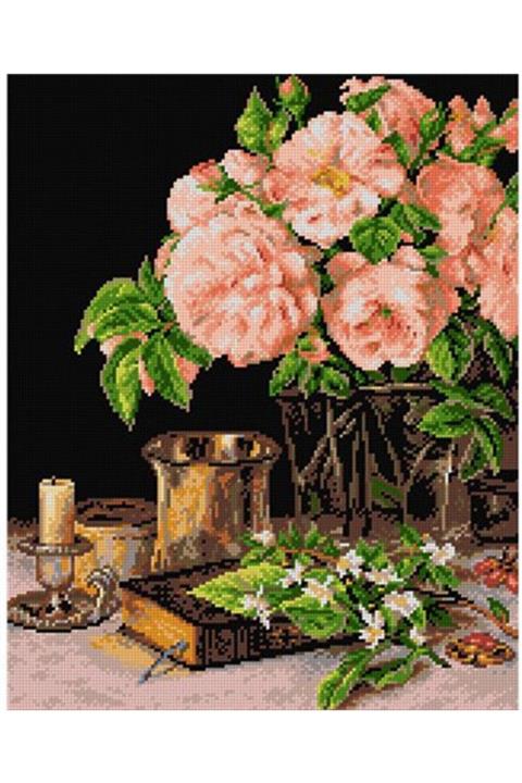 Zweigart Orchidea Goblen Kiti (40x50cm) + 49 Renk Anchor Muline