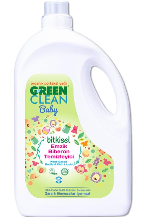 Green Clean Baby Bitkisel Emzik Biberon Temizleyiciorganik Portakal Yağlı2750 ml