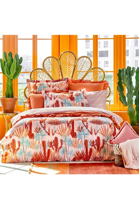 Bella Maison %100 Pamuk Saten Fount Çift Kişilik Nevresim Seti 200x220 Cm