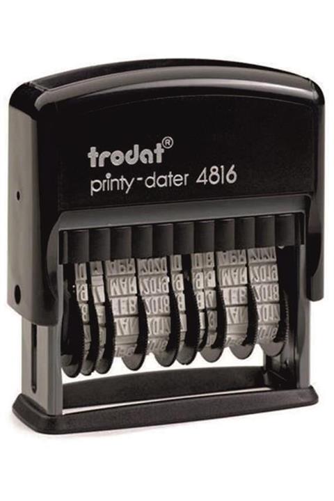 Trodat 4816 Çift Tarih Damgası Türkçe