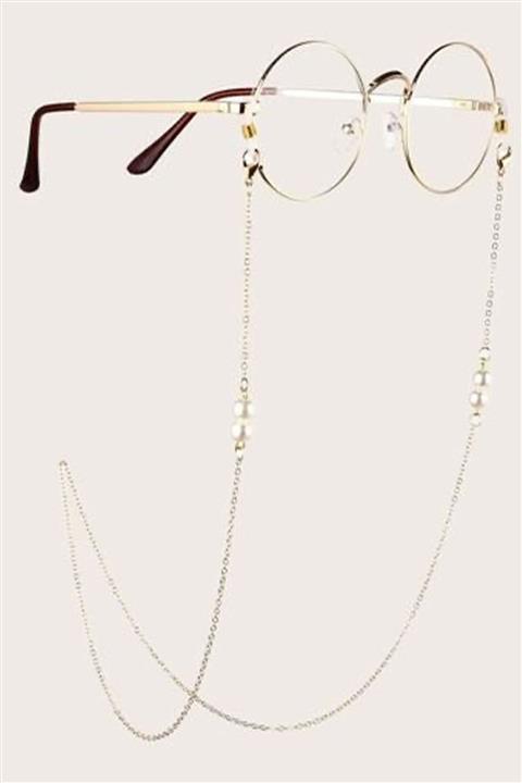Tina Wear İnci Detaylı El Yapımı Zincir Gözlük Askısı Ve Güneş Gözlüğü Aksesuarı  96106