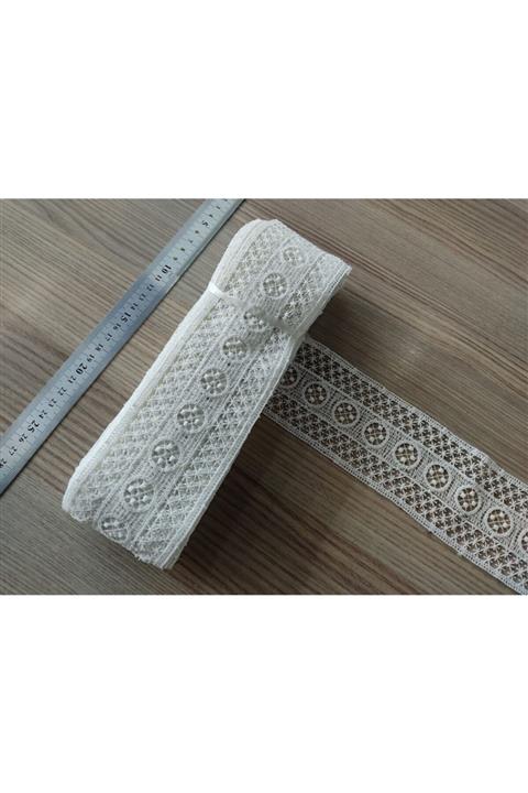 DUAYEN Güpür Dantel Fisto Ara Desen 8.5 Metre