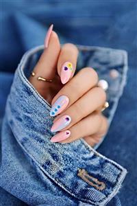 TAKIŞTIR Çiçek Figürlü Tırnak Dövmesi Tırnak Tattoo Nail Art Tırnak Sticker