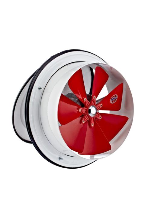 AYAS 25 Cm Çapında Kta-250-4k-m 1500 D/d 220 230 Volt Monofaze Kapaklı Tip Aspiratör Fan