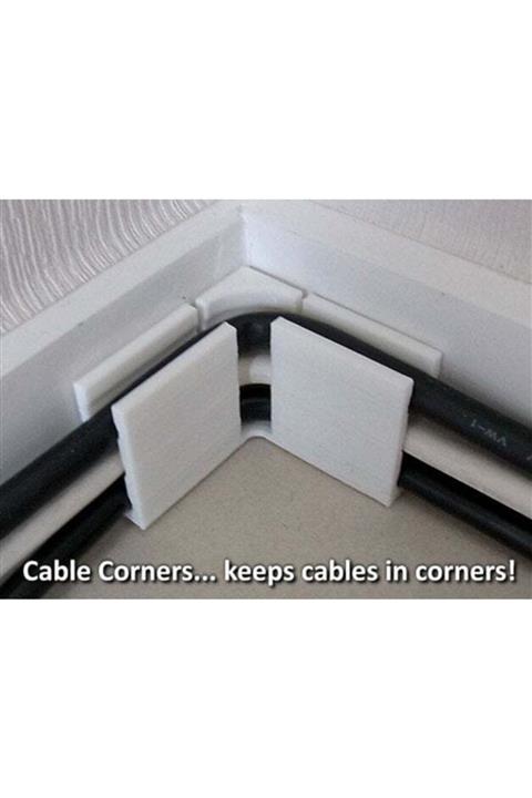 AldımGeldi Bilgisayar Telefon Kablo Düzenleyici Köşe Aparatı