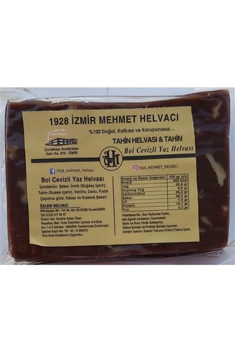 1928 MEHMET HELVACI Bol Cevizli Yaz Helvası
