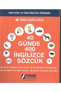 Fono Yayınları 40 Günde 400 Ingilizce Sözcük - Sesli Kartlarla