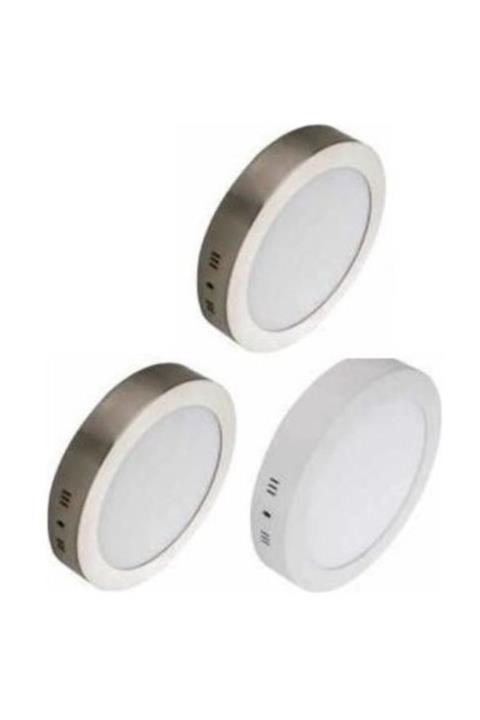 Forlife Fl-2204 8'' 18w Sıva Üstü Yuvarlak Led Panel Armatürler(beyaz Kasa 6500k Beyazışık)