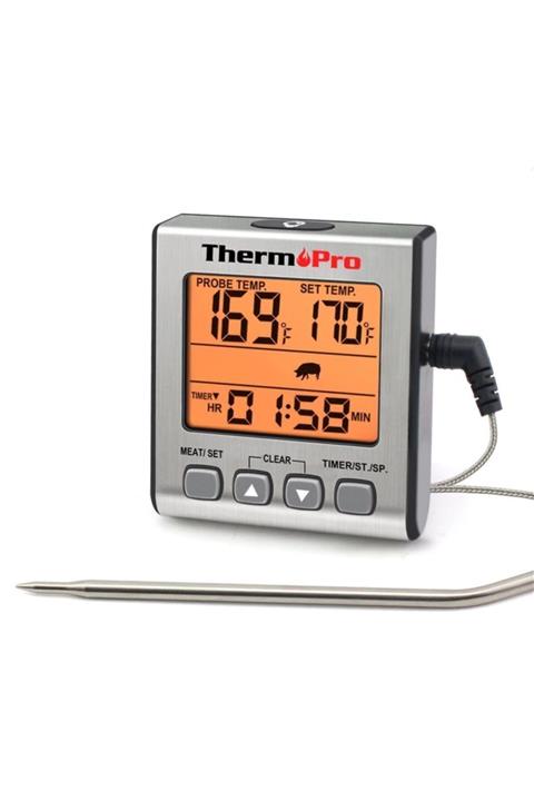ThermoPro Dijital Problu Et Barbekü Gıda Termometresi